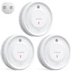 X-Sense Rilevatore di Fumo Smart X-Sense con Supporto Magnetico, Allarme Antincendio Wireless Interconnesso, Batteria Sostituibile, 10 Anni di Durata, Funzione APP (Richiede Stazione SBS50), XS0D-MR, 3 Pezzi