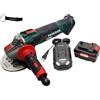 HEADNMORE® Parkside® - Smerigliatrice angolare a batteria da 20 V, PWSA 20 in valigetta per il trasporto + portachiavi HEADNMORE® (batteria da 1 x 4 Ah)