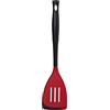 LE CREUSET Rivoluzione VE301-67 Paletta bi-materiale scanalata, nylon, rosso ciliegia