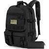 FRONET Zaino Scuola Media Superiore Ragazzo, Grande Zaino Uomo 17 Pollici Laptop, Zaini per PC portatili Impermeabile, Zainetti Casual Borsa Daypack per Ragazza Scuola Università Viaggio 10-25 Anni 50CM
