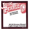John Pearse® Strings »2080L LIGHT CUSTOMS - MANDOLINE - 80/20 BRONZE - LOOP END« Corde per Mandolino - 010/038