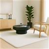 VOUNOT® Tappeto Morbido a Pelo Corto 160x230 cm, per Salotto e Camera da Letto, Lavabile in Lavatrice, con Doppio Sistema Antiscivolo, Stile Moderno, Crema