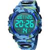 BEN NEVIS Orologio Digitale da Uomo Orologio Sportivo Militare 5ATM Impermeabile Cronografo Militare Orologio da Polso per Uomo