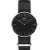Daniel Wellington - Orologio da donna Classic Black Cornwall, DW00100151 - Taglia: 36,0 - Taglia: 36,0