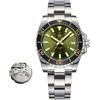 ADDIESDIVE 8215 Orologio Subacqueo Uomo Automatico 20 ATM Impermeabile Quadrante Sunburst Verde Oliva Luminoso Lunetta Girevole in Zaffiro Sintetico Orologi da Polso Uomo