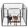 Paitsy Recinto per Cani, Cuccioli e Conigli GARDEO80x60x4, 4 Pannelli 80X60cm, 0,64M2, modulabile, per Interni ed Esterni, Pieghevole, Garanzia 5 Anni