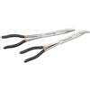 BETA - Set 2 Pinze a Becchi Mezzotondi Lunghissimi Zigrinati con Doppio Snodo e Manici in PVC Antiscivolo, Pinze Professionali per Accessi Difficili, Manutenzione Tecnica, 1009L/DP-S2