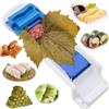 GmwyCzV Macchina a Rullo per Foglie D'uva, Sarma e Dolmer - Rullo di Vino e Mulinello per Carne Vegetale - Gadget Creativo da Cucina per Riunioni, Cene, Picnic