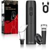 AIKARO - Cavatappi Elettrico Apribottiglie Elettronica Automatico per Vino, Ricaricabile (Set A)