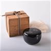 - Sans marque/Générique - Tea Caddy Natsume Black Lacquer Ichiritsu Manbai Makie Flat