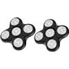 AUDOC Testina di ricambio per rasoio Balder Pro XR7 compatibile con Remington XR7 Balder Pro XR1600/Rx7/Boss X R7120/X R7100((XR7/2PACK)