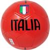 CUCUBA Pallone da Calcio Italia da Allenamento o Partita Colore Rosso Scudetto Tricolore Misura 5