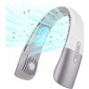 Qsocksy Ventilatore Portatile per il Collo, 5000mAh Ventilatore HandsFree con 5 Velocità Regolabili, Ventola Senza Pale a Fascia per il Collo per Donne Uomini - Grigio