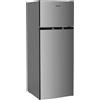 Indesit Frigorifero Doppia Porta Capacità 206 Litri Classe energetica E Raffreddamento Statico colore Acciaio Inox - I55T0412S