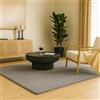 VOUNOT® Tappeto Morbido a Pelo Corto 160x230 cm, per Salotto e Camera da Letto, Lavabile in Lavatrice, con Doppio Sistema Antiscivolo, Stile Moderno, Grigio
