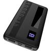 Dbasne Power Bank, 10000mAh powerbank Sottile 5V/3A Ricarica Rapida, con USB C (F4S)