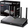 TP-Link Wi-Fi 7 Archer GE230 Router Gaming Dual-Band BE3600Mbps, 2 Porte 2.5Gbps, 3 Porte Gigabit, Canali 320MHz, 4K-QAM, Beamforming, HomeShield, Quad-Core CPU, Non Supporta xDSL