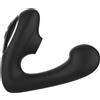 Fifty Shades of Grey Greedy Girl Duet Dual Stimulator with Clitoral Suction Black