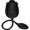 Fifty Shades of Grey Dark Blushing Rose Clitoral Suction & Vibrating Egg Black