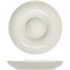 LIONESS B & B White piattino portauovo cm 13,2x2,1 (minimo 12 pezzi)