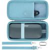 Khanka Custodia rigida per il trasporto compatibile con Bose SoundLink Flex 2ª Gen/Bose SoundLink Flex Bluetooth Speaker portatile, blu pietra, solo custodia