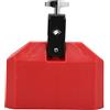 Uxsiya Campanella in plastica a forma di mucca, per suonare il rumore, ecologica, kit percussioni per giochi sportivi (pesce rosso in legno)