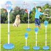 Audasi Standing Bubble Machine Lamp, Macchina A Bolle Ricaricabile Con Luci E Musica 47Inch Altezza Regolabile Fino Bolla Torcia Giardino Lampada Bolla Maker Macchine Per Matrimonio All'Aperto
