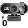 DAILINK Full HD Web cam 1080p PC con Microfoni con Cancellazione del Rumore, USB 2.0 HD Webcam 120° streaming videocamera plug & play, per Linux, Win10, Mac OS X, YouTube, Skype, per conferenze