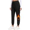 MoFiz Pantaloni Termici Sportivi Felpati Donna Cargo Leggins con Tasche Pantaloni Yoga Donna Pantaloni Montagna Invernali Blu-B M