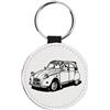 La Ruotante Portachiavi tondo adatto per auto Dyane epoca vintage
