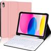 IVEOPPE Tastiera iPad 10 Generazione 10.9 2022/11 Generazione A16 2025, Cover Tastiera Italiano QWERTY Bluetooth Staccabile Magnetica per iPad 10 Generazione/(A16) 11 Generation 2025 11", Oro rosa