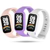Xisair 3 Pezzi Cinturini Compatibili con Xiaomi Smart Band 9 Active/Redmi Smart Band 3 Cinturini in Silicone per Redmi Smart Band 3 Cinturino Xiaomi Band 9 Active Sport Braccialetti