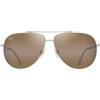 Maui Jim Hauoli XL Occhiali, Shiny Lt Gold W/Orange&Yellow, 62-12-145 Unisex-Adulto