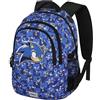 Sonic The Hedgehog - SEGA Sega-Sonic Action-Zaino Running PLUS, Blu, 34 x 46 cm, Capacità 32 L