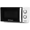 Orbegozo MIG 2130, Microonde, capacità 20 litri, 900 W, 3 funzioni combinate, inclusa griglia per funzione grill, timer, segnale di fine cottura, colore bianco