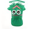 SMALLLEE_LUCKY_STORE Grazioso impermeabile per cani con cappuccio trasparente e foro per imbracatura, regolabile, impermeabile, per cani di taglia piccola, media e grande, ragazzo e ragazza, poncho