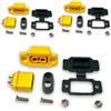 VUNIVERSUM XT60BE-F - 3 paia di connettori ad alta corrente + spina XT60H, tappo in gomma, viti per batteria Lipo XT60, spina dorata, protezione da polvere, acqua, 2 pin