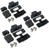 VUNIVERSUM 3 paia di connettori da incasso XT90E-M + spina XT90H con tappo in gomma, viti per batteria Lipo XT90 ad alta corrente 2 pin, anti-polarità