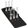 Wera, 8767 C TORX HF 2 Kit Zyklop di inserti-bussola, per viti TORX, con funzione di ritegno, 6 pezzi