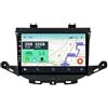 YUNTX Android 14 2 Din Autoradio per Opel Vauxhall Astra K/Buick Verano GS (2015-2020)-9 pollice Touch Screen-Gratuiti Camera-Support DAB/Bluetooth 5.0/CarPlay/WiFi/Controllo del volante/Mirror-Link