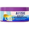 Aussie Deep Hydration - Maschera vegana, idratante intensa, per capelli molto secchi, spessi e ricci, con olio di avocado, jojoba e noci di macadamia, 450 ml