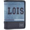 Lois - Portafoglio Ragazzo - Portafoglio Sportivo Ragazzo Marchio Portafoglio Uomo Slim con Scomparto per Carte - Portafoglio Bambino Piccolo RFID, Blu