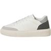 JACK & JONES Aspire Court Trainers White Vapour Blue/Castlerock UK 11 UK 11