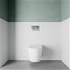 Parama Vaso sospeso WC rimless in ceramica bianco lucido con sedile soft-close | Vienna