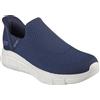 Skechers Hands-Free Slip-ins Bobs B Flex Resilient Edge, Scarpe da Ginnastica Uomo, Tessuto Blu Navy, 41 EU