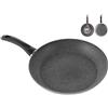 Ballarini Cortina Granitium Padella, Alluminio, Grigio, 30 cm