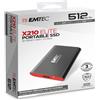 Emtec - X210 External - 512GB - Cover Protettiva in silicone - ECSSD512GX210 - G03801