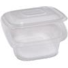 Cuki Professional Contenitori in PP - con coperchio incernierato - 12 x 12 x 5,5 cm - Cuki Professional - pack 50 pezzi - D04561