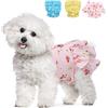 Nobleza 3 Pezzi Pannolini Cane Femmina, Mutande Lavabile per Cani in Calore, Pannoloni per Cani Femmina Ciclo, Assorbenti, Riutilizzabili, XL, Vita 60-70cm