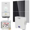 V-TAC SOLAR KIT FOTOVOLTAICO 3KW MONOFASE JINKO INVERTER DEYE V-TAC 3,6KW ACCUMULO 5,12KW VT-455KIT-364-36-5A-LEDKIT455J-36-5-GREY